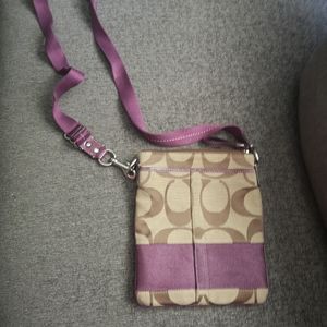 Coach purple crossbody